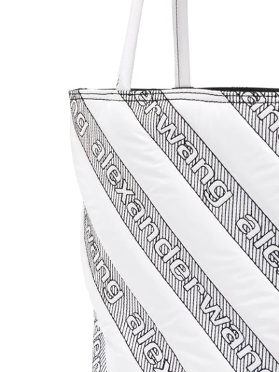 Shop Alexander Wang Roxy Quilted Tote In White