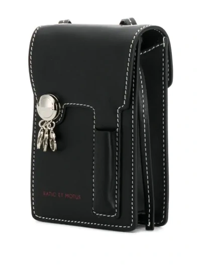 Shop Ratio Et Motus Foldover Top Crossbody Bag In Black