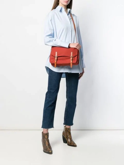 Shop Ally Capellino Jeremy Crossbody Bag In Orange