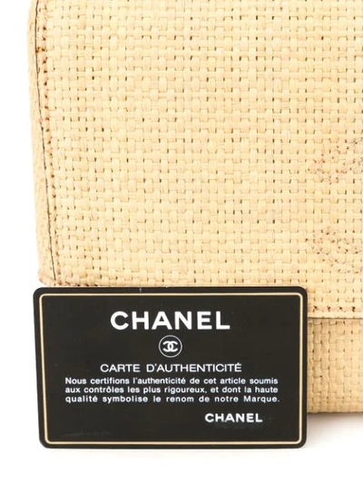 Pre-owned Chanel 1998s Cc Clutch In Brown