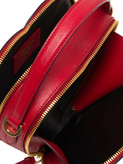 Shop Prada Odette Bag In Red