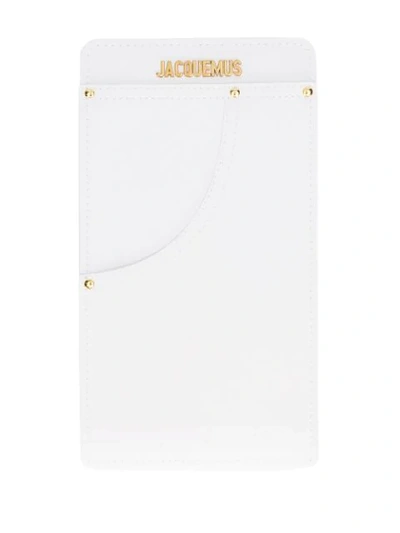 Shop Jacquemus La Poche  Pocket In White