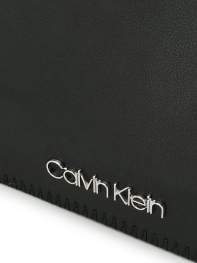 Shop Calvin Klein Logo Plaque Cross Body Bag In Bds