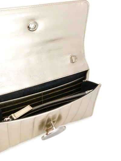 Shop Giambattista Valli Small Matelassé Cross-body Bag In Gold