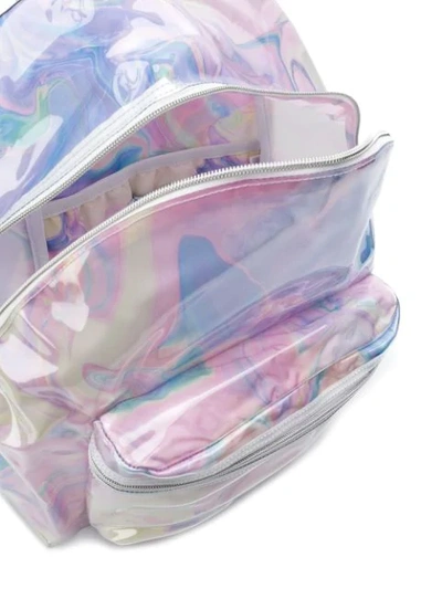 Shop Eastpak Transparent Back Pack In Pink