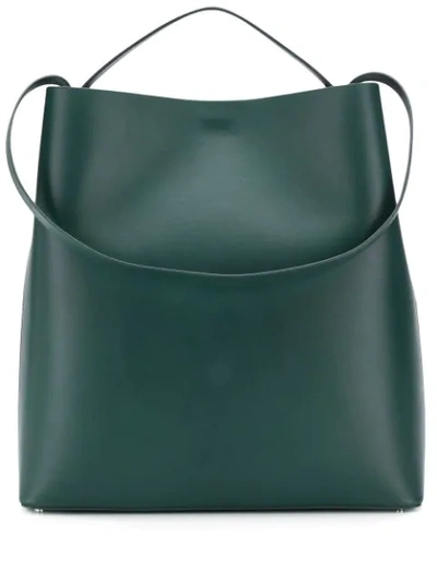 Shop Aesther Ekme Sac Large Tote In Green