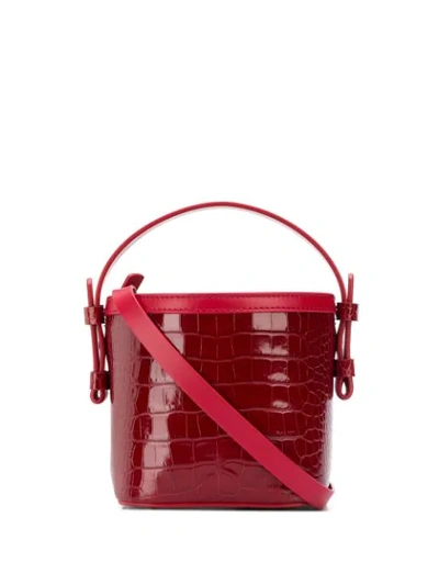 Shop Nico Giani Adenia Bucket Bag In Red