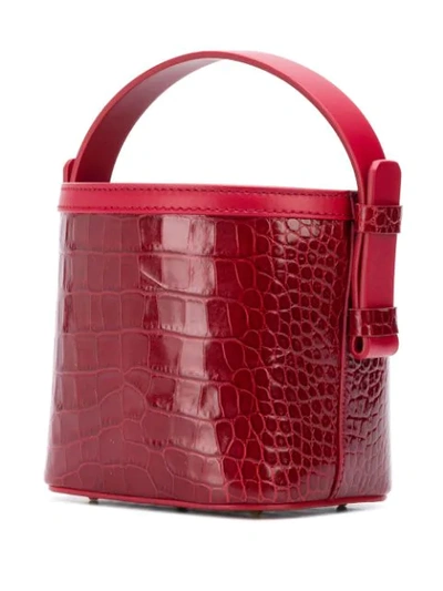 Shop Nico Giani Adenia Bucket Bag In Red