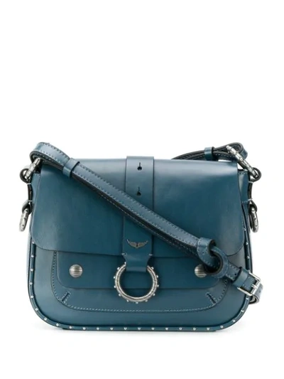Shop Zadig & Voltaire X Kate Moss Kate Crossbody Bag In Blue