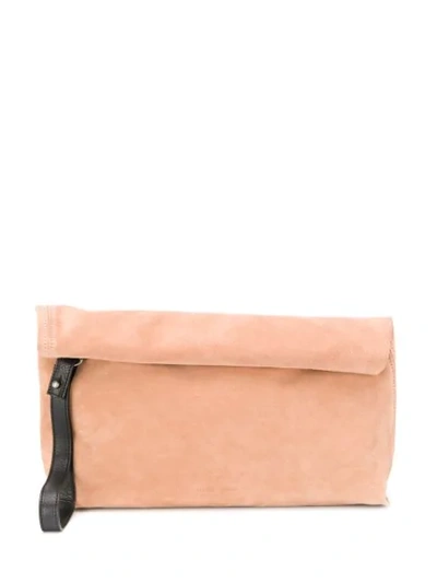 Shop Ann Demeulemeester Roll Top Tote Bag In Pink