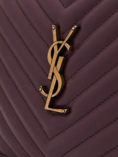 Shop Saint Laurent Lou Camera Bag In Purple
