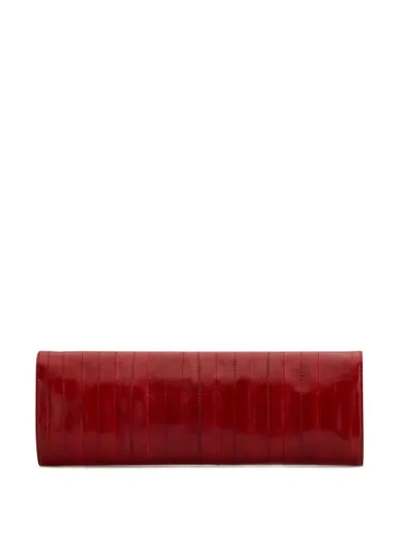 Shop Giuseppe Zanotti V Margie Clutch In Red