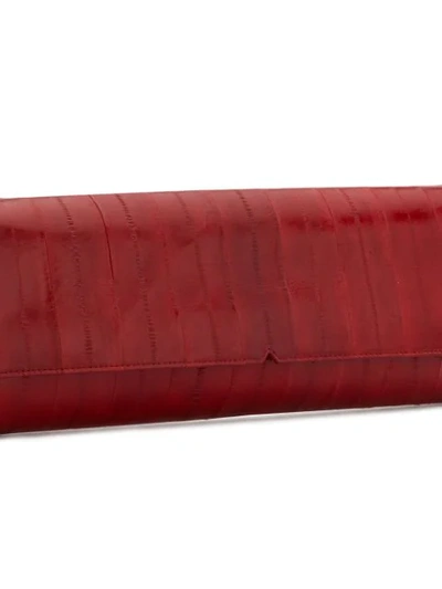 Shop Giuseppe Zanotti V Margie Clutch In Red