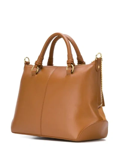 Shop See By Chloé Patchwork Tote In Brown