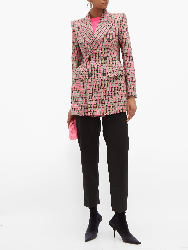 balenciaga hourglass blazer