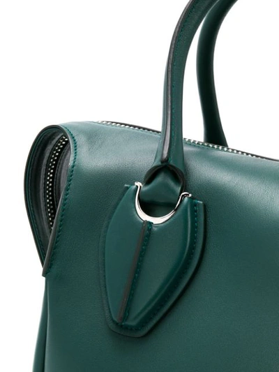 Shop Tod's D-styling Medium Tote In Green