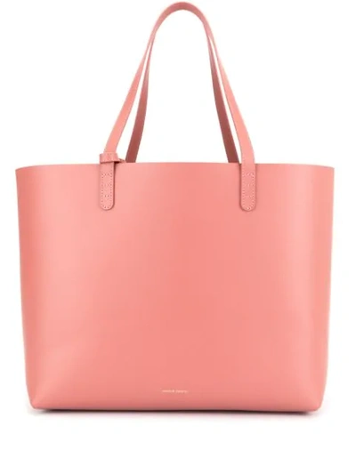 Shop Mansur Gavriel Large Tote In Pink