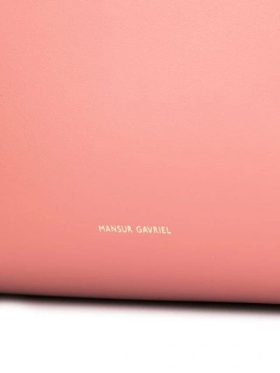 Shop Mansur Gavriel Large Tote In Pink