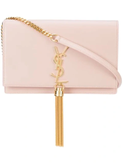 Shop Saint Laurent Compact Shoulder Bag In Pink