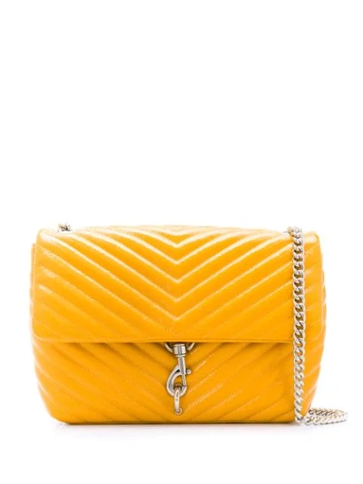 Shop Rebecca Minkoff Edie Shoulder Bag In Yellow