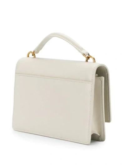 Shop Saint Laurent Ysl Sunset Mono Crossbody Bag In White