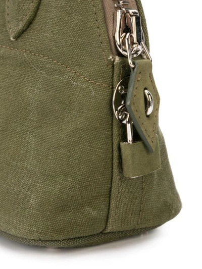 Readymade Contrast Logo Tote In Green