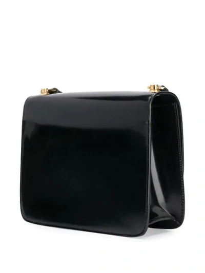 Shop Saint Laurent Carre Crossbody Bag In Black