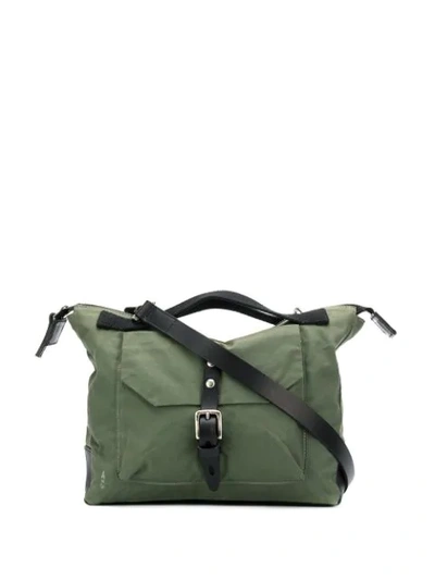 Shop Ally Capellino Francesca Satchel Bag In Green