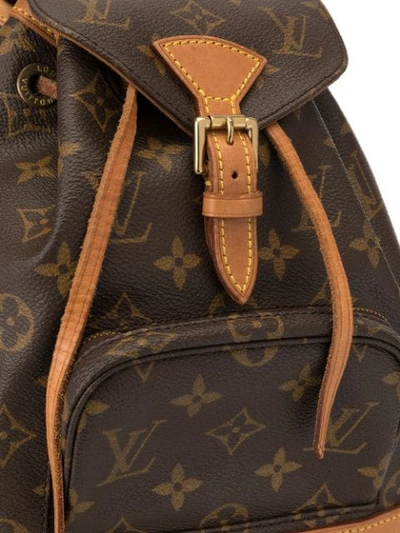Shop Pre-owned Louis Vuitton Monogram Mini Backpack In Brown
