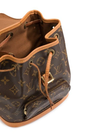 Shop Pre-owned Louis Vuitton Monogram Mini Backpack In Brown