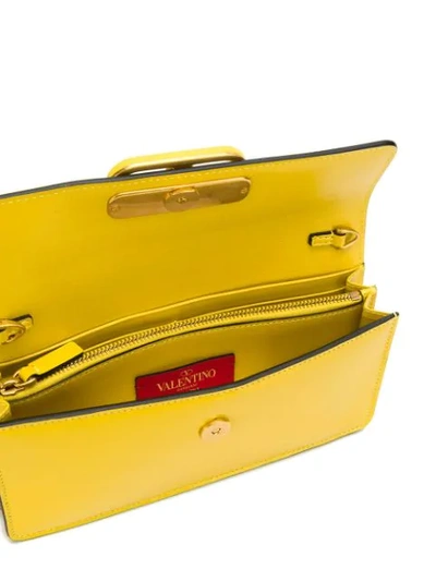 Shop Valentino Garavani Vsling Mini Bag In Yellow