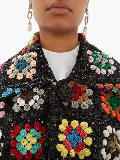 Ashish Sequin-embellished Crochet Jumpsuit