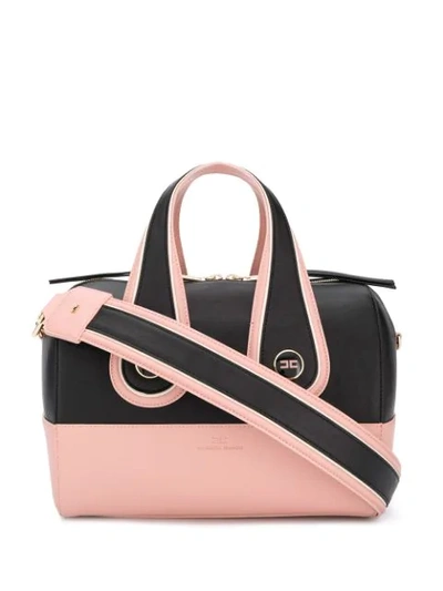 Shop Elisabetta Franchi Handtasche In Colour-block-optik In Black