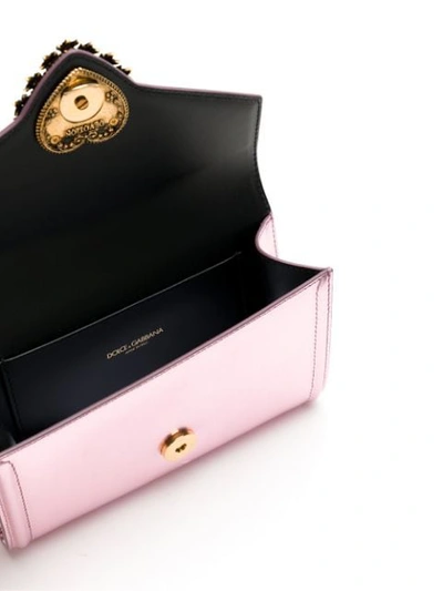 Shop Dolce & Gabbana Devotion Belt Bag In Pink
