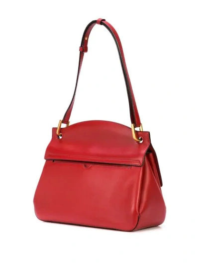 Shop Oscar De La Renta Remedy Bag In Red