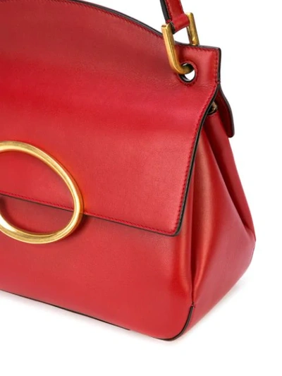 Shop Oscar De La Renta Remedy Bag In Red