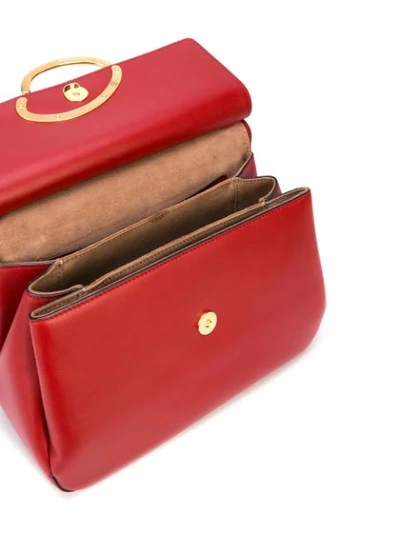 Shop Oscar De La Renta Remedy Bag In Red