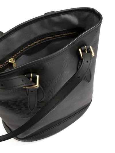 Pre-owned Louis Vuitton Bucket Pm Tote In Black