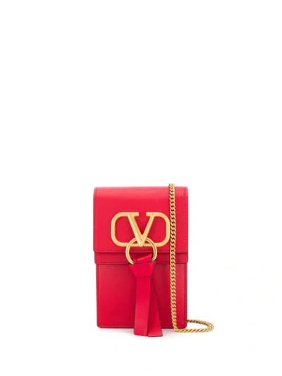 Shop Valentino Garavani Vring Mini Bag In Ju5 - Red