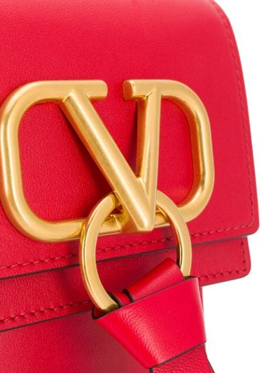 Shop Valentino Garavani Vring Mini Bag In Ju5 - Red