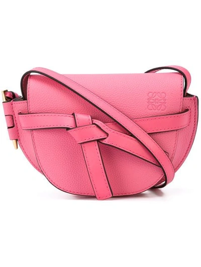 Shop Loewe Knotted Cross-body Bag - Pink