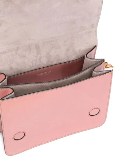 Shop Jimmy Choo Madeline Shoulder Bag In Pink