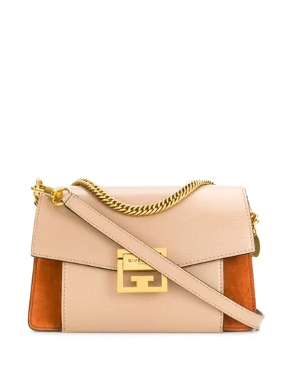 Shop Givenchy Small Gv3 Shoulder Bag In Brown