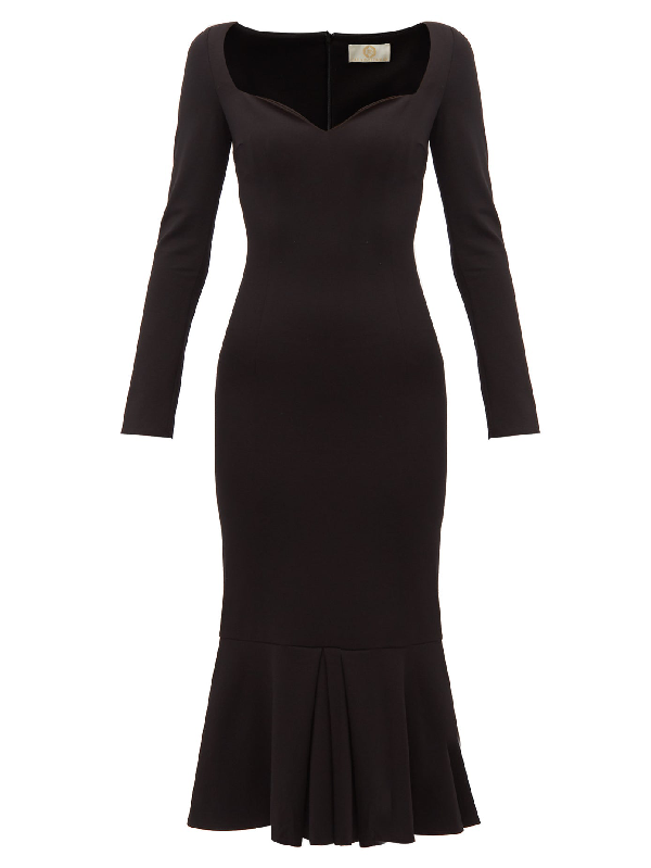 black jersey maxi