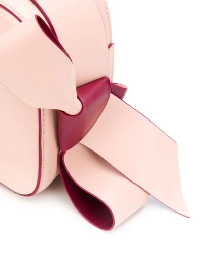 Shop Red Valentino Red(v) Bow Detailed Shoulder Bag In Pink