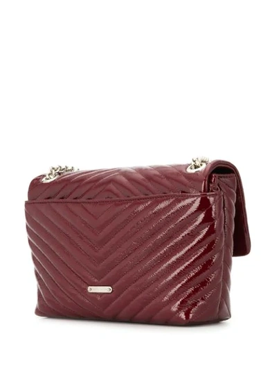 Shop Rebecca Minkoff Edie Shoulder Bag In Red