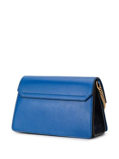 Shop Givenchy Gv3 Shoulder Bag In Blue