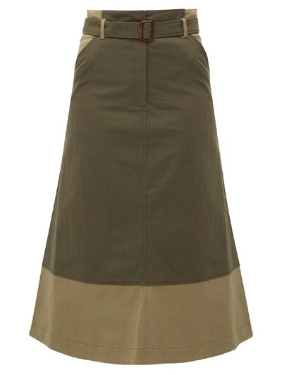 Weekend Max Mara Circolo Skirt In Khaki | ModeSens