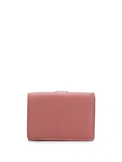 Shop Chloé 'aby' Portemonnaie In Pink