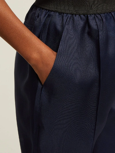 ALBUS LUMEN Lujio silk-organza trousers 
